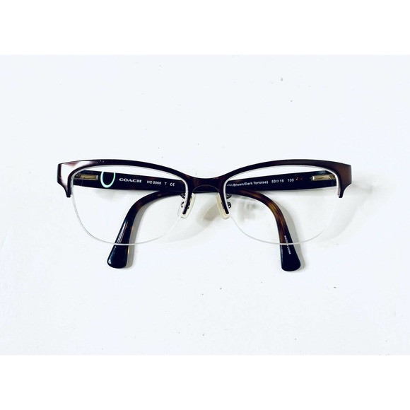 VTG Coach Brown Tortoise Wayfarer Glasses - Picture 6 of 12